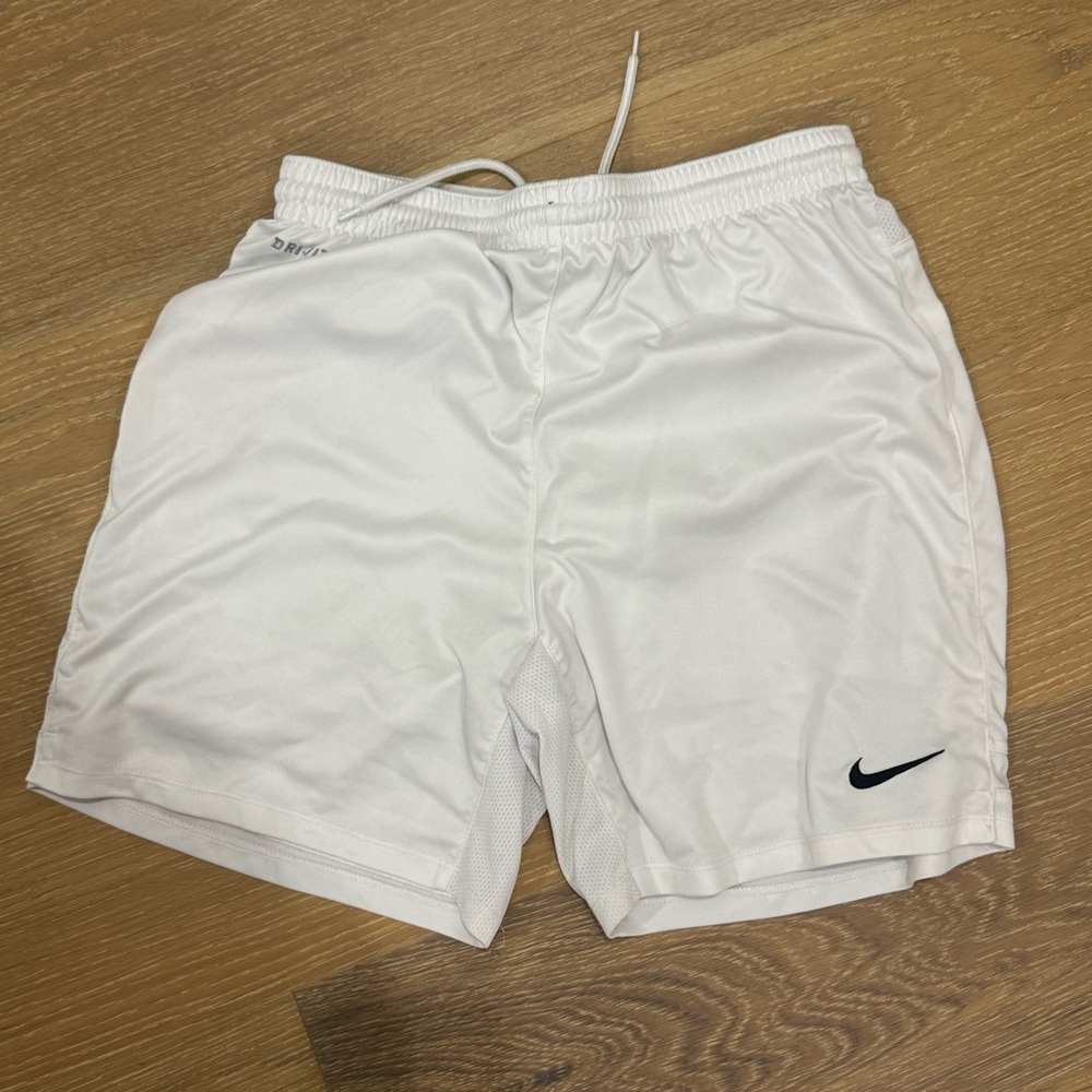 Nike White Athletic Shorts